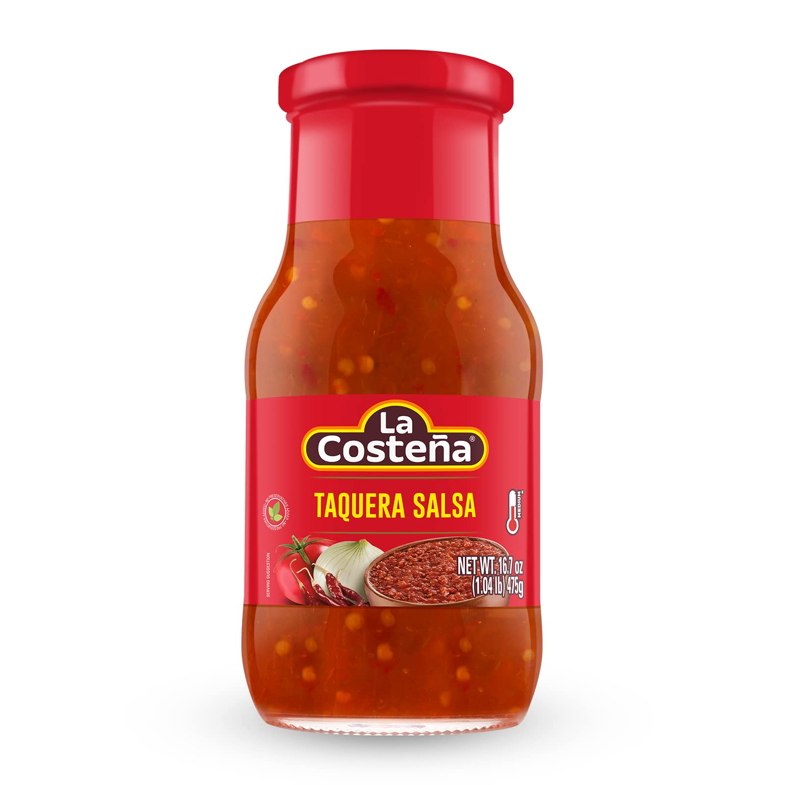 La Costeña Salsa Taquera 16.7 oz (4-Pack)