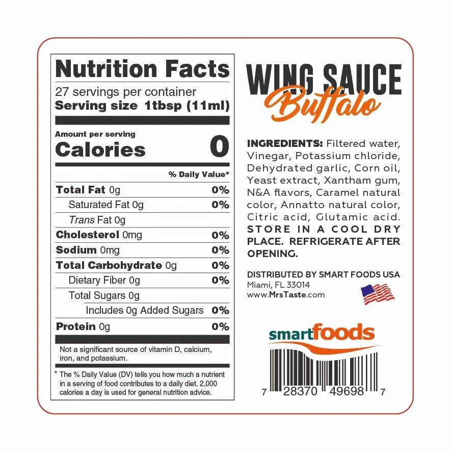 Mrs Taste Sugar Free Sauce, Zero Calories, Zero Sodium, Zero Sugar, High Fiber, Keto Friendly, Paleo Friendly, Low Calorie Option, Condiments