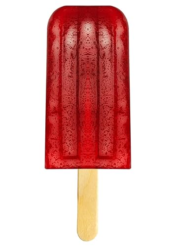 Gummy Popsicle: A Cool Treat with a Variety of Flavor Choices, by GGB Candies (Cherry & Blue Raspberry / 2-Pack)