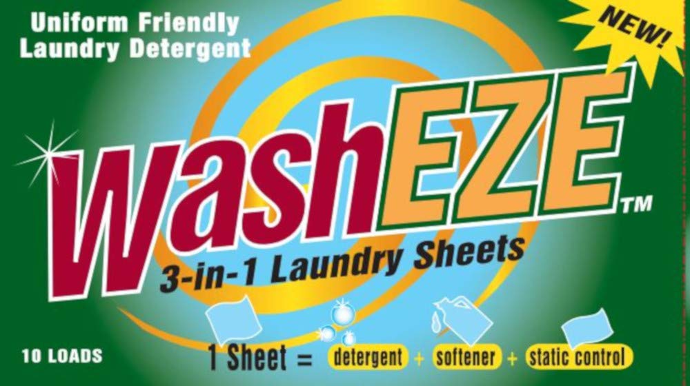 WashEZE Unscented Laundry Detergent Sheets For Washing Clothes-Includes Fabric Softener-Stain Fighter - Static Guard-Soap Sheet Made in the USA-20