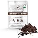 Vanilla Bean Powder - 100% Pure Ground Madagascar Vanilla Powder - For Cooking, Baking, & Additional Flavoring - Add To Coffee, Tea, Yogurt, & Shakes