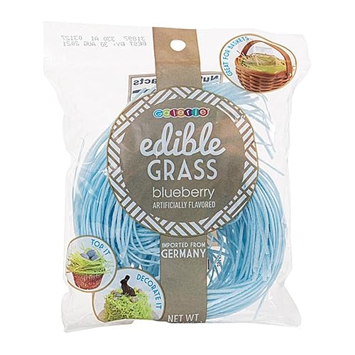 Grandys Candys Edible Easter Grass- Green Apple, Blueberry, Strawberry, & Multi Flavored Bundle-Fun and Delicious Way to Complete Your Easter Baskets