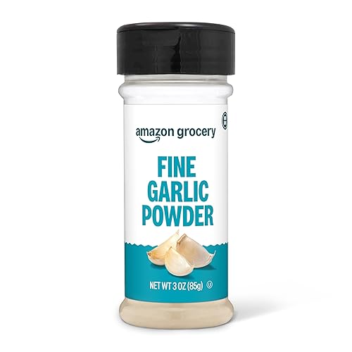 Amazon Grocery, Fine Garlic Powder, 3 Oz