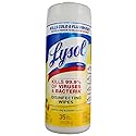 Lysol Disinfecting Wipes, Lemon and Lime Blossom Scent, Kills Viruses and Bacteria, 4 Tubs, 35 Count Each (Total 140 Wipes)
