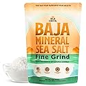 Baja Coastal - Baja Mineral Sea Salt, Fine Grind, 1lb - 16oz. 100% Organic & Unrefined, Rich in Essential Minerals, Low Sodium Salt, Perfect for