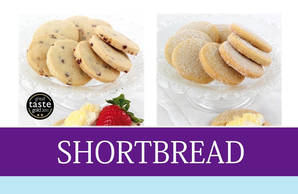 Simply Cornish Clotted Cream Shortbread 200 g (Pack of 6)
