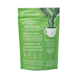 Two Leaves and a Bud Organic Matcha Mint - 15 Naked Tea Sachets, Whole Leaf Green Tea and Matcha in Unwrapped Pyramid Sachets, Resealable Bag, 15