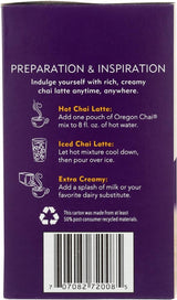 Oregon Chai Vanilla Chai Tea Latte - 8 Ounce