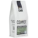 Low Acid Coffee - Decaf - Ground Medium Roast - Smooth Non-GMO Arabica Coffee - Electrolyte Infused for Sensitive Stomachs, Acid Reflux, and Heartburn