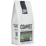 Low Acid Coffee - Decaf - Ground Medium Roast - Smooth Non-GMO Arabica Coffee - Electrolyte Infused for Sensitive Stomachs, Acid Reflux, and Heartburn