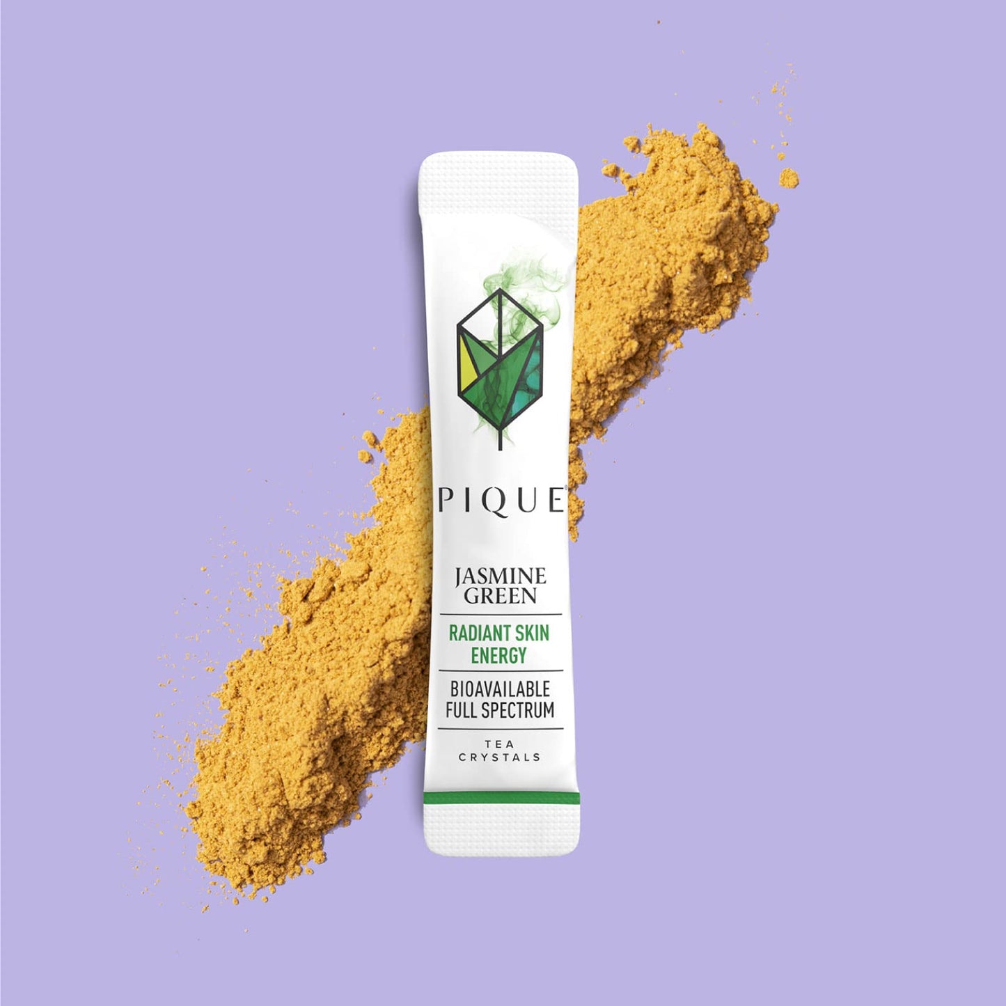 Pique Tea Organic Green Tea Crystals Sampler - Immune Support, Gut Health, Fasting - 42 Single Serve Sticks (Pack of 3)