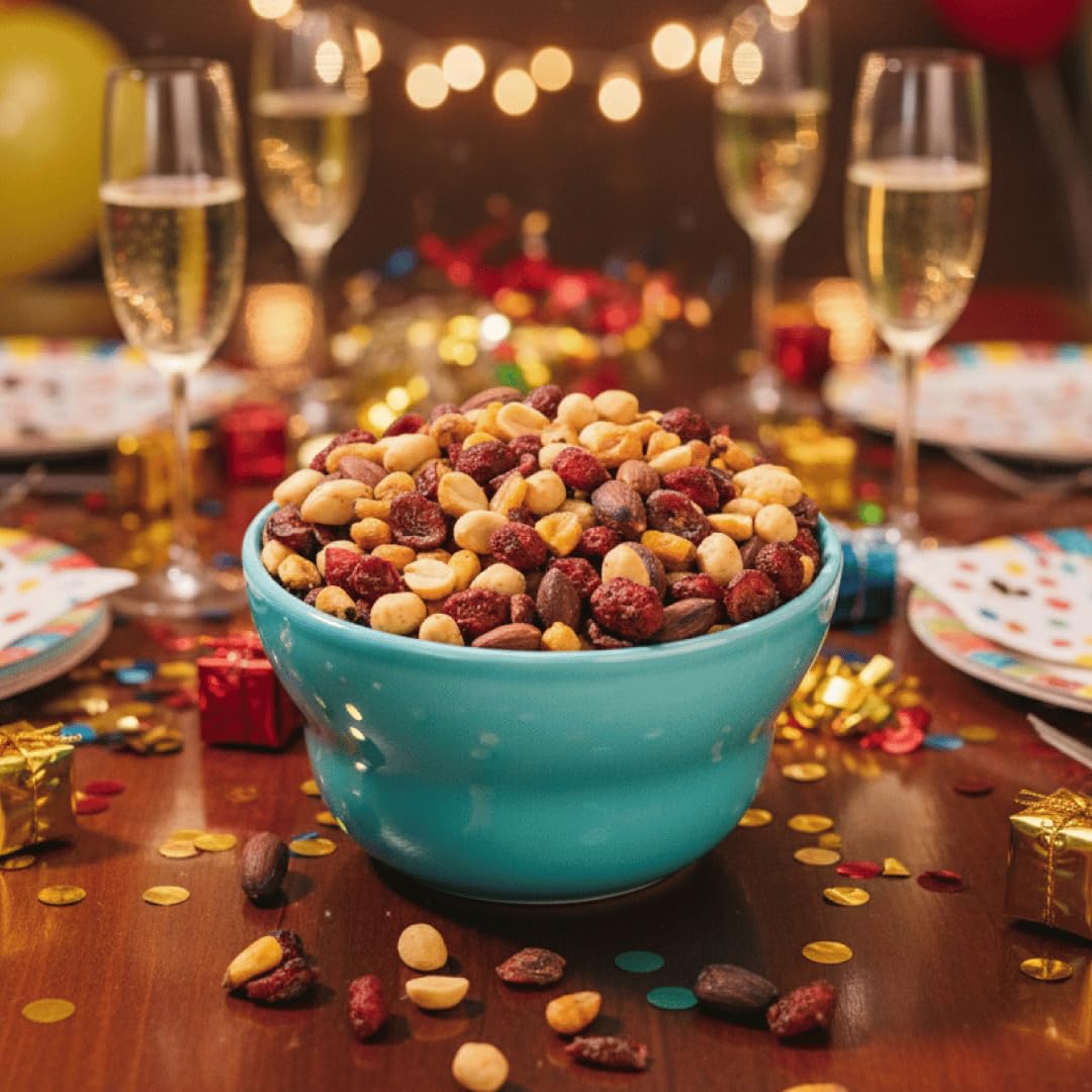 Granuts Cranberry Trail Mix | Caramelized Peanuts | Crunchy Corn Nuts + Almonds | Soft Cranberries | Salty + Sweet Flavors | On-the-Go Snack | 1.76 Oz