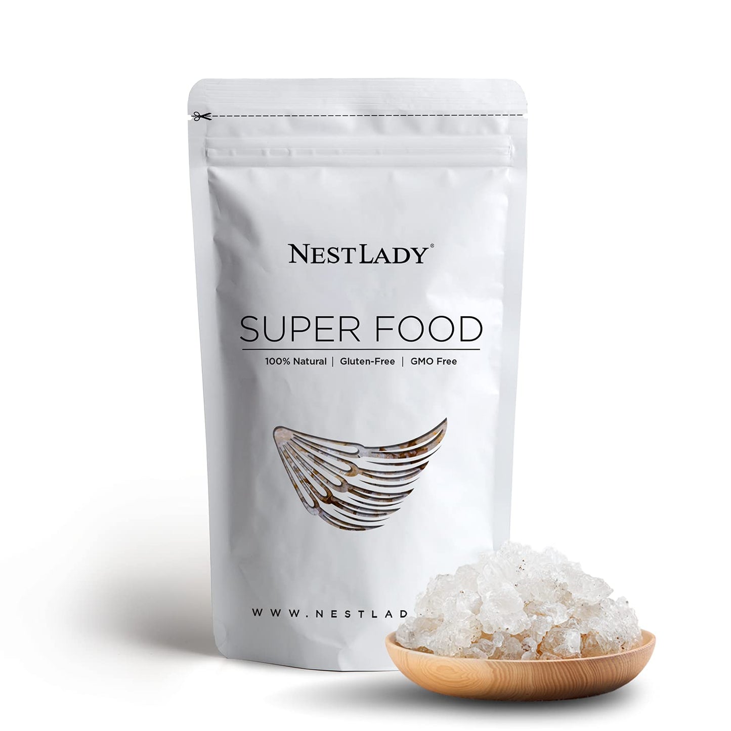 NESTLADY Natural Wild Tragacanth Gum “Snow Swallow” ?? Net Weight: 250g/ 8.8oz…