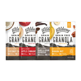 Wildway Keto Granola Snack Packs| Variety | Grain-Free Certified Gluten-Free Cereal | Vegan, Low Carb & No Sugar Added | Paleo-Friendly, Non-GMO Fruit