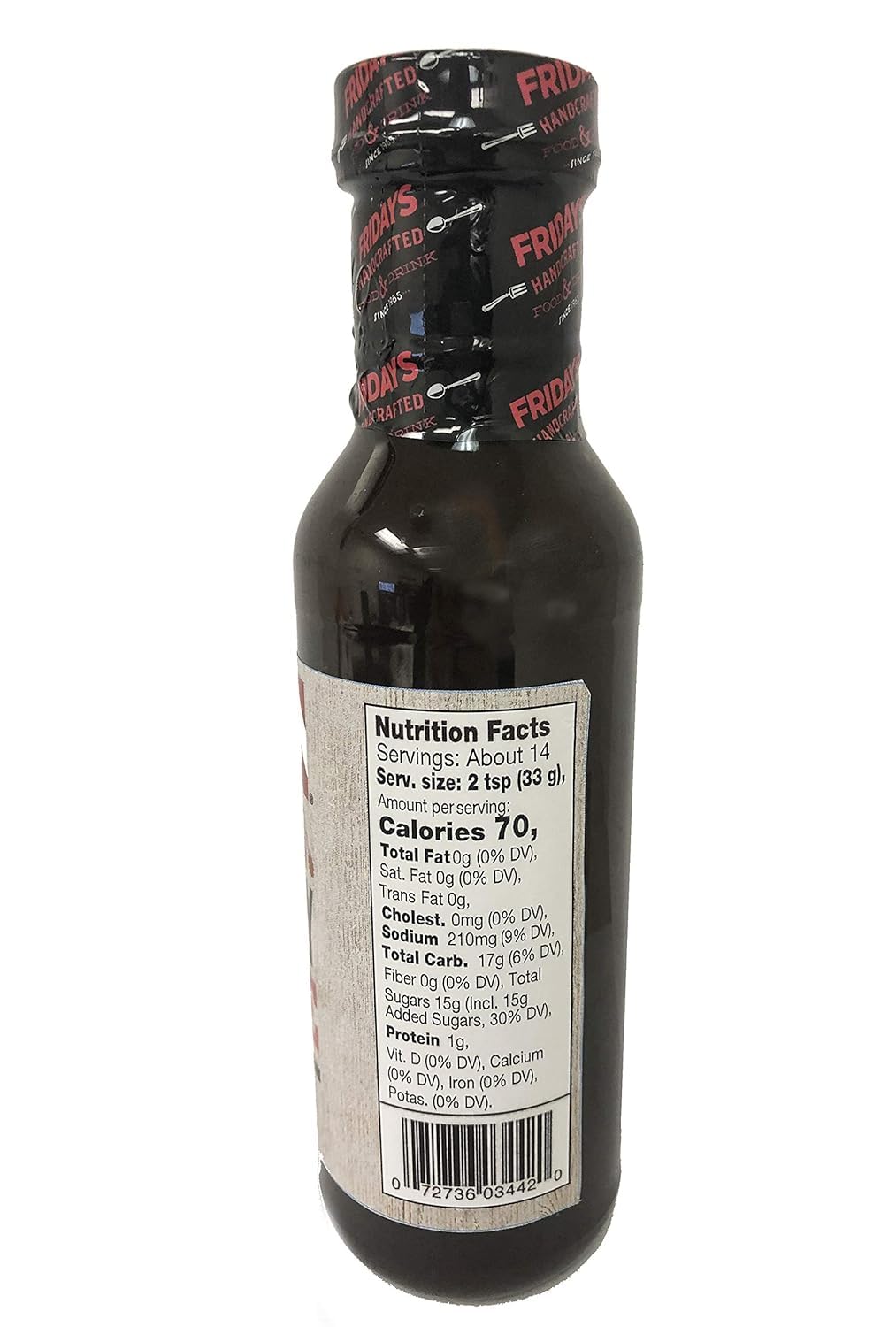 T.G.I. Friday's Signature Whiskey Sauce, BBQ Sauce, 16 Ounce - Pack of 1