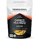 Terrasoul Superfoods Organic Dried Mango Slices, 16 Oz - Naturally Sweet & Tart | No-Added Sugar | Healthy Prebiotic