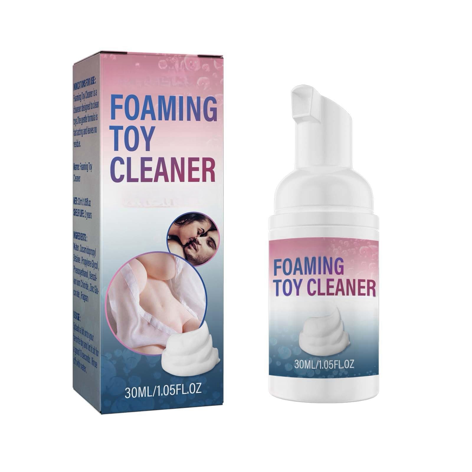 Fujinzhu Fresh Foaming Adult Toy Clean-er - Premium Quality, Gentle and Non-irritating Foam, Toy Foam Dry for Effective Clean-ing