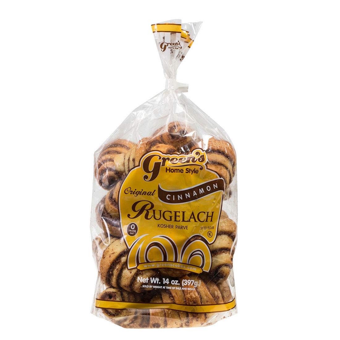 Green's Bakery Babka & Rugelach Value Pack, (1) 24oz Chocolate Babka, (1) 24oz Cinnamon Babka and (1) 14oz Cinnamon Rugelach, 3 Pack, Fresh
