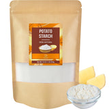 Soeos Potato Starch, 16 oz(1lb) 454g - Gluten-Free Thickener for Baking, Frying & Sauces, Crisp Texture Corn Starch for Tempura (Resealable Bag)