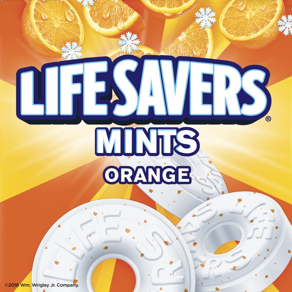 LIFE SAVERS Orange Mints Candy, 6.25-Ounce Bag