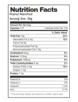 Aiva Blanched Peanuts Skinless, Blanched Raw, Uncooked Gourmet Quality Nut USA Grown 5 LB