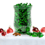 Fun Express - Green Foil Wrapped Caramels (2lbs) for Wedding - Edibles - Soft & Chewy Candy - Caramel & Licorice - 100 Pieces