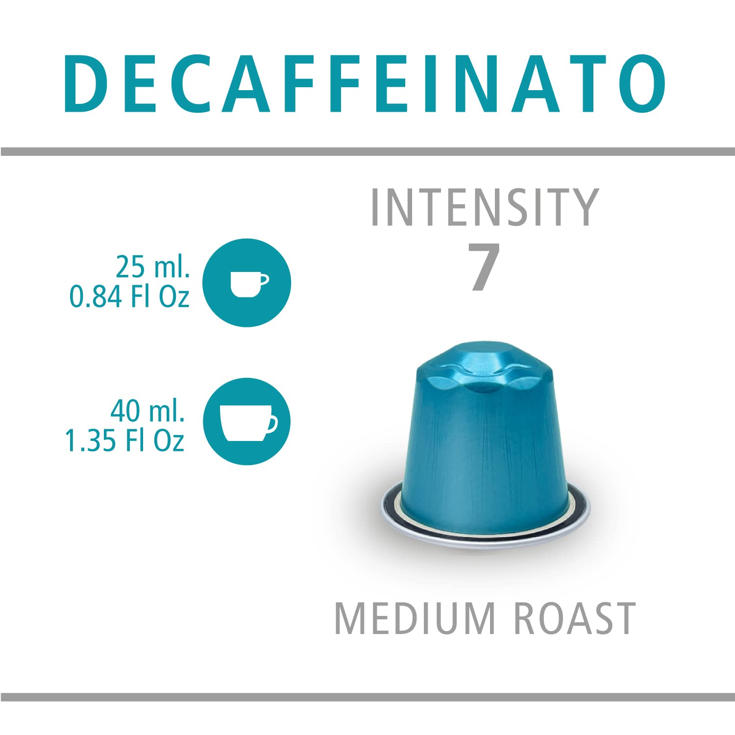 Daniels Blend Espresso Aluminum Capsules Compatible with Nespresso 120 Coffee Pods Single Server Kosher Certified Decaffeinato