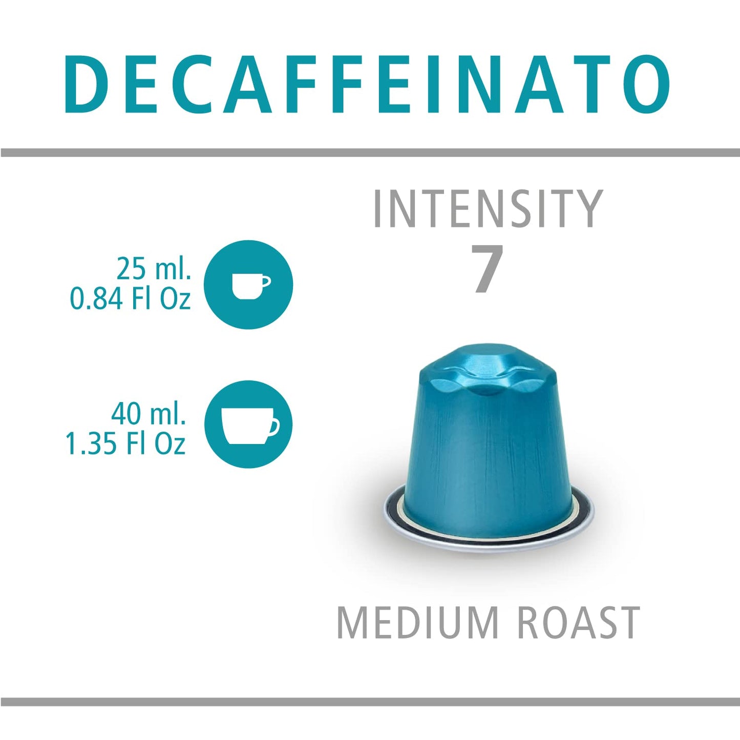 Daniels Blend Espresso Aluminum Capsules Compatible with Nespresso 80 Coffee Pods Single Server Kosher Certified Decaffeinato