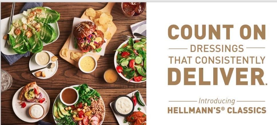 Hellmann's Greek Vinaigrette Salad Dressing Jug Gluten Free, No Artificial Flavors or added MSG, 1 gallon (Pack of 1)