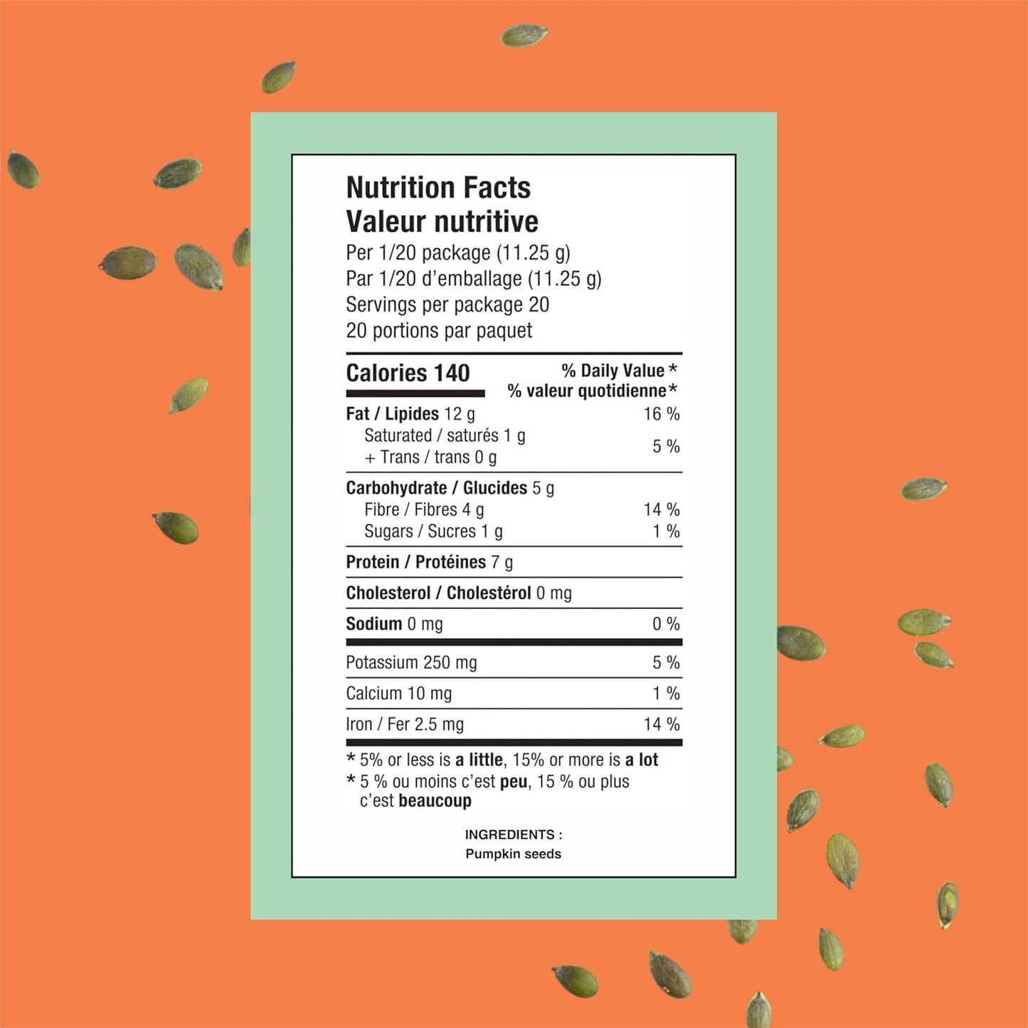 Healthy Crunch - Just Seeds - Pumpkin Seeds 225g x 6 Units - No Added Salted - Raw Seeds - No Added Oil - No Added Sugar - Peanut-Free - Tree Nut-Free