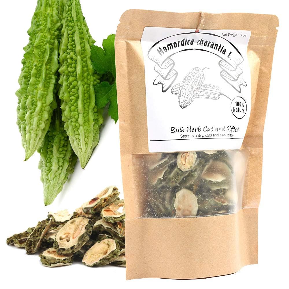 EidolonGreen Organic Dried Bitter Melon Slices (Ku Gua/??) - Premium Sun-Dried Organic Botanical Raw Material, Botanical Specimen & Ancient Herbal