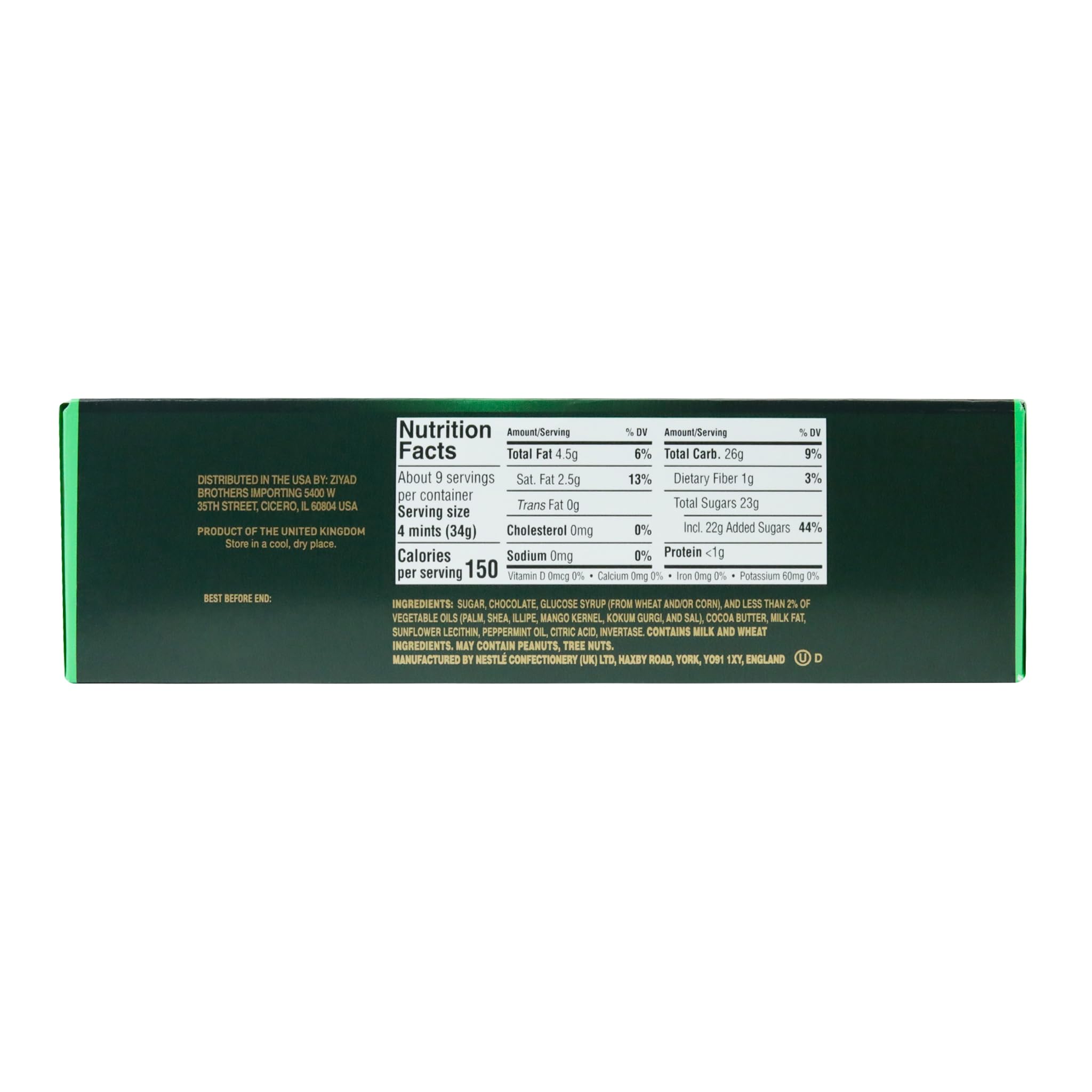 After Eight Mint Chocolate Thins (30 Mints - 300g/10.5oz, PACK - 2)