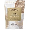 Waka Instant Black Tea Mix, Classic - 100% Tea Leaves, No Additives, Unsweetened Tea Powder for 50 Quarts or 200 Cups - Easy and Quick Hot or Iced