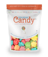 Only Kosher Candy Dreidel Shaped Gummy Candy 2LB Bulk Bag - Kosher Certified Hanukkah Party Favors Assorted Fruit Flavors