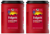 Folger Classic Roast Ground Coffee Medium Roast (43.5 oz.) - 2 Pack