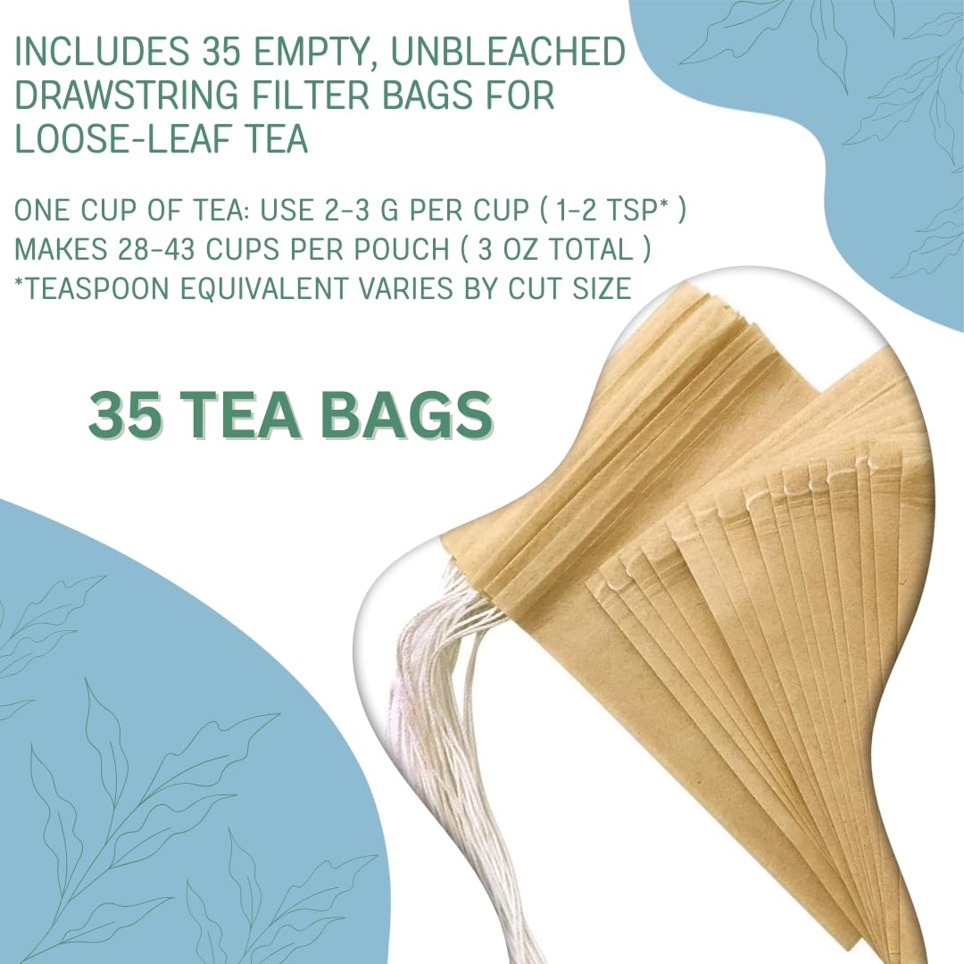 So Fresh, So Clean Herbal Tea - Fresh Breath Support & Oral Comfort* | 3 oz. Loose Leaf with 35 Empty Tea Bags Included
