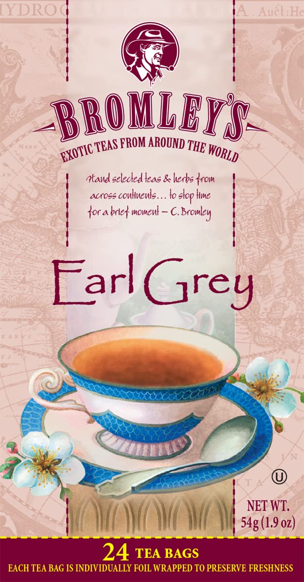Bromley's Earl Grey Black Tea, 24 Count