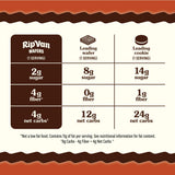 Rip Van Chocolate Hazelnut Wafer Cookies, Keto, Non-GMO, Healthy Snacks, Low Carb & Low Sugar (2g), Low Calorie, Vegan, 16 Count