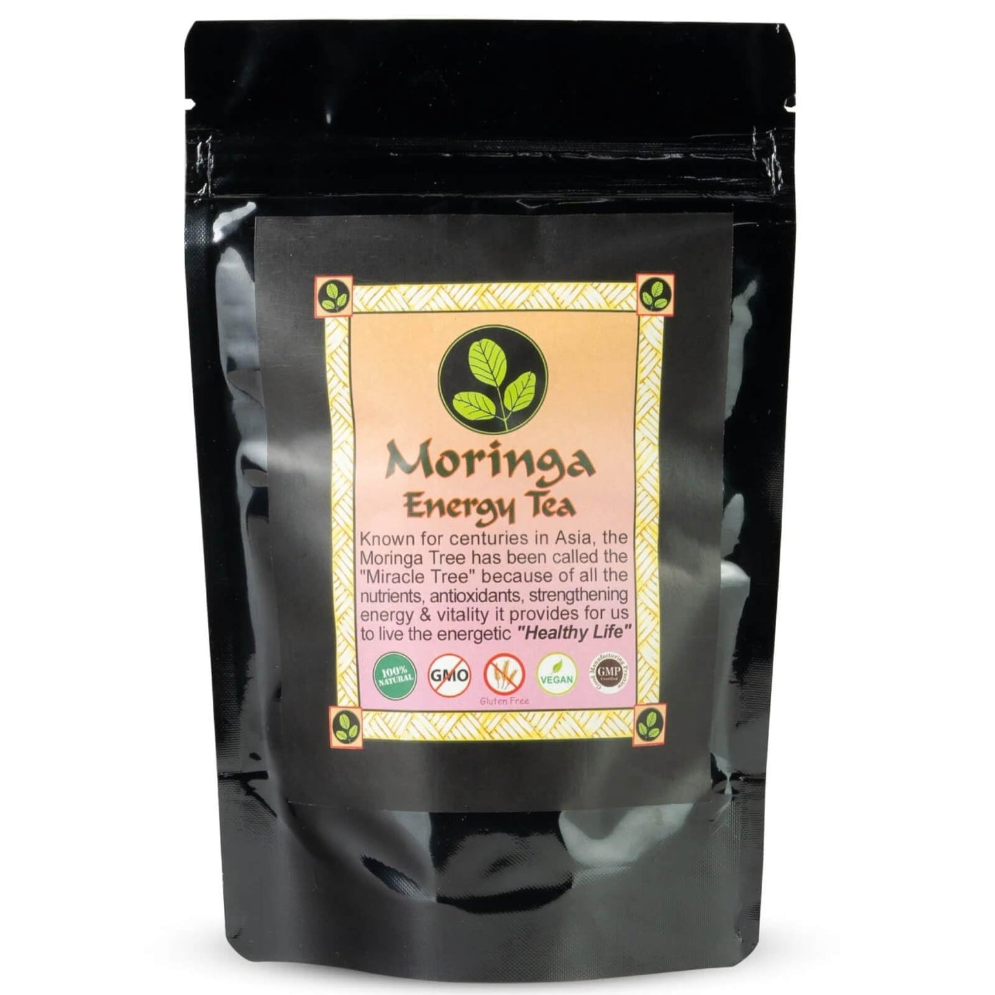 MORINGA ENERGY TEA - Loose leaf 3 oz. Natural, hand harvested and freshly packaged with 100% Pure Moringa Leaves.