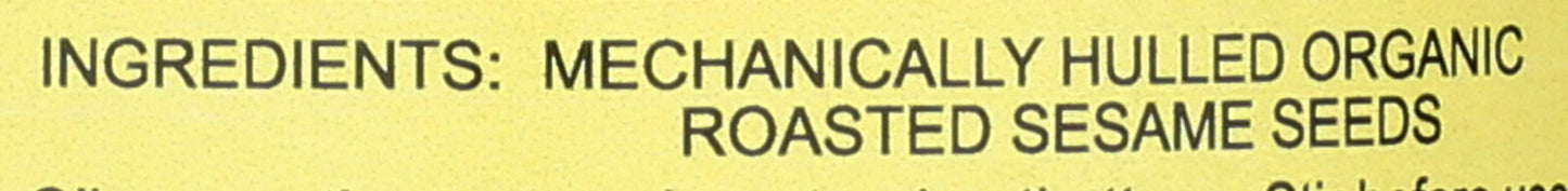 East Wind, Organic Roasted Tahini No Salt, 16 Ounce