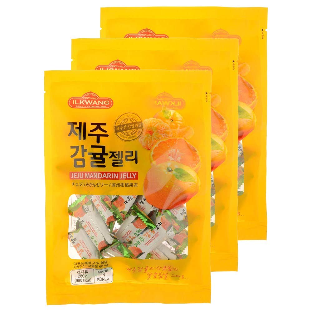 Ilkwang Jeju Tangerine Jelly 280g(pack of 3)