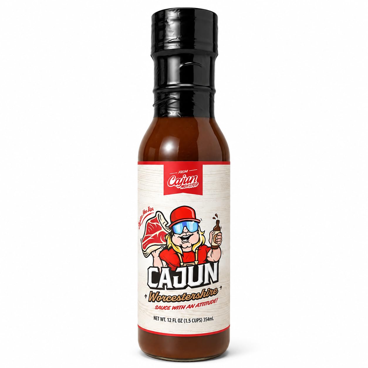 Cajun Two Step Seasoning by StaleKracker - 1 pck, Worcestershire Sauce (12 oz)