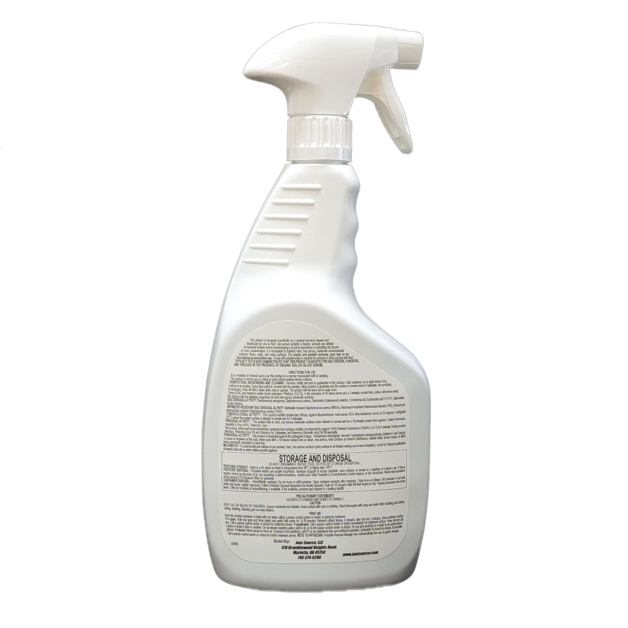 Jani-Source GymCide Disinfectant & Cleaner For Sports, Gyms, and Fitness Equipment, EPA Registered, Quart (1)