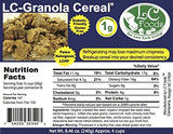 Low Carb Plain Granola Cereal - Fresh Baked - LC Foods - All Natural - Gluten Free - No Sugar - High Protein - Diabetic Friendly - Low Carb Granola