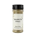 Olive & Vine Jalapeno Chile Powder, Spicy Flavor, For Tacos & Salsas, Rich Tradition, Authentic Taste, For Global Recipes (4 Ounce)