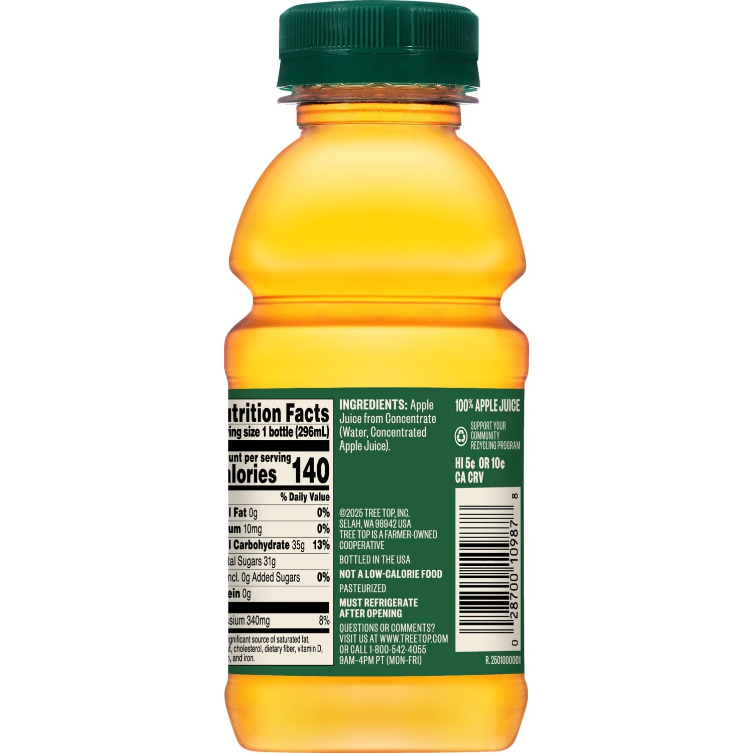 Tree Top Apple Juice, 10 Fl Oz (Pack of 24)