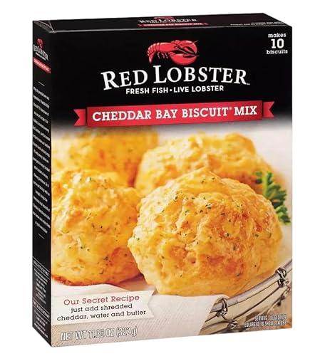Red Lobsters Cheddar Bay Biscuit Mix 11.36 oz Box w/Exit 28 Bargains Sticker