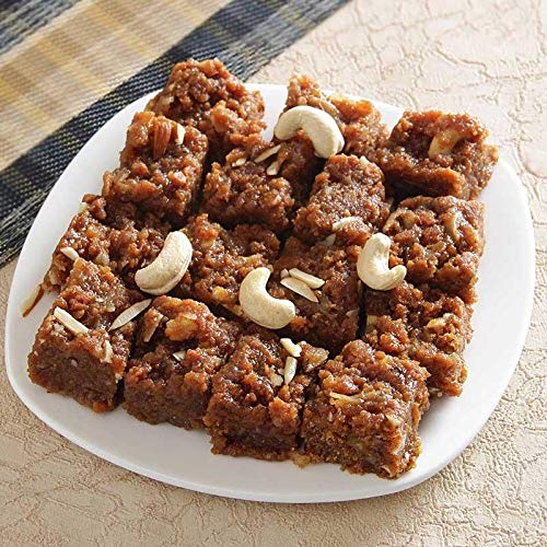 HIMALYA FRESH Dhoda Burfi 14oz - Premium Authentic Indian Food & Sweets Made With Pure Buffalo Milk - No Fillers Or Preservatives (1 Box)