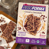 Pesoforma Barrette For Cereals And Chocolate 6 Meals 12 Pieces
