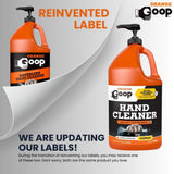 GOOP Orange Liquid with Pumice Multi-Purpose Waterless Hand Cleaner - 1 Gallon Pump Bottle